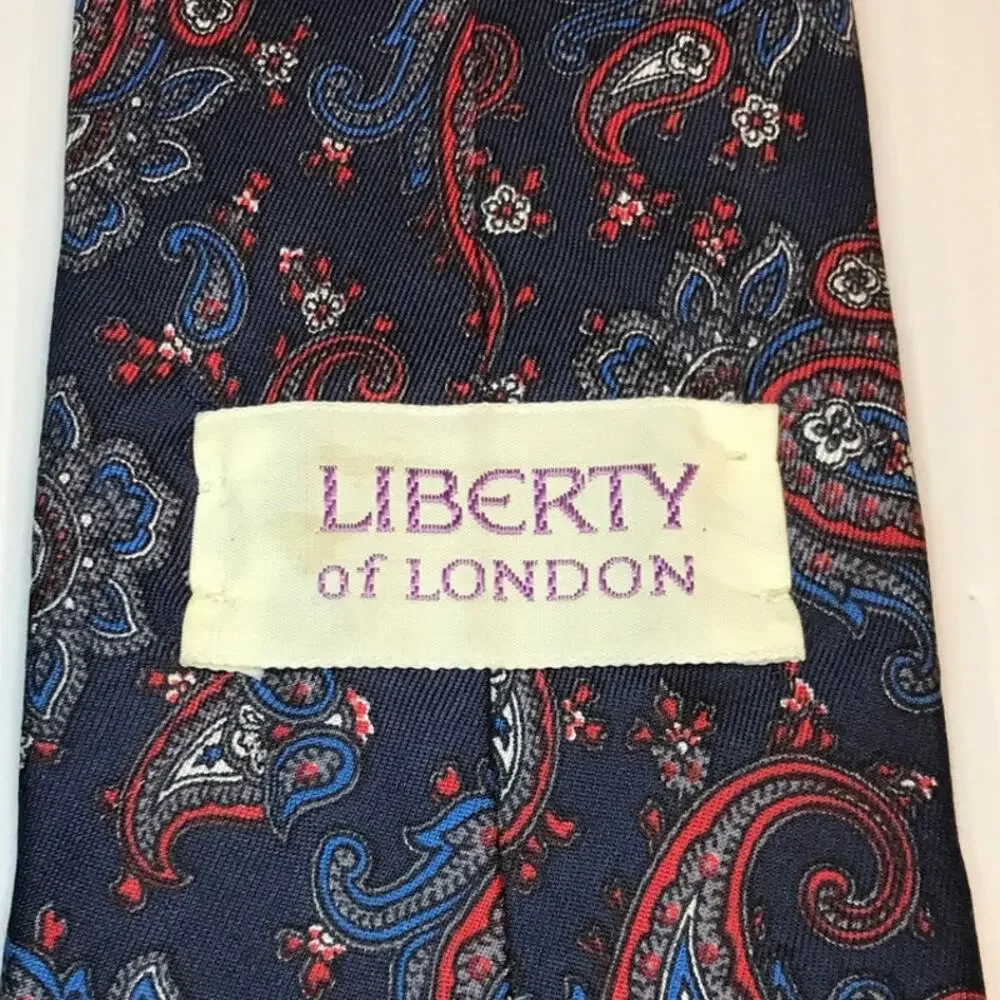 Liberty of London by Berkeley Vintage Paisley Silk Necktie